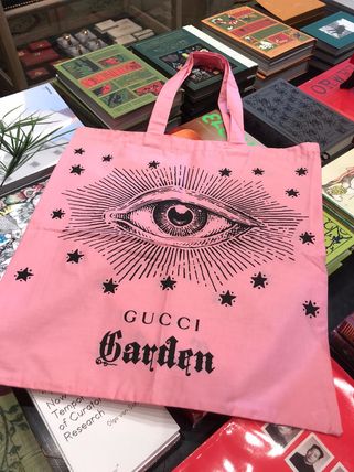 GUCCI 2020 SS Casual Style Canvas A4 Logo Totes 