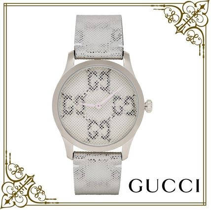 GUCCI 2020 SS Round Elegant Style Formal Style Analog Watches 