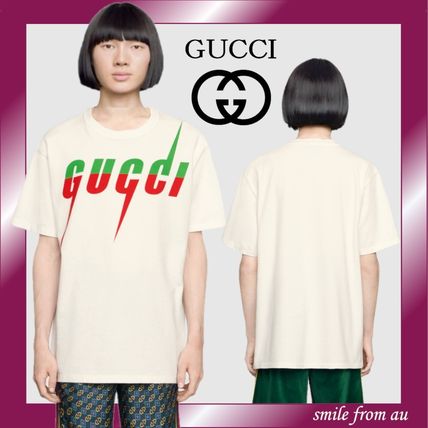 GUCCI T Shirt With Gucci Blade Print 565806 XJAZY 9037 