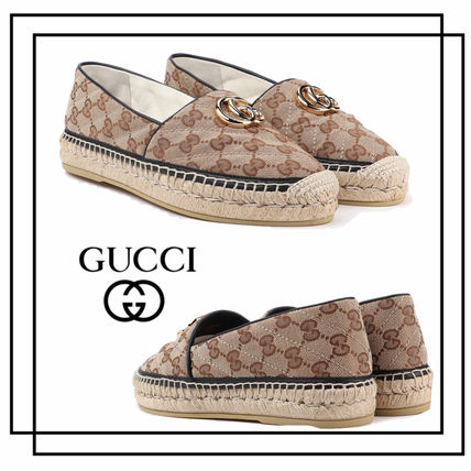 GUCCI 2020 SS WomenS Gg Matelasse Canvas Espadrille 621239Kqwm0 
