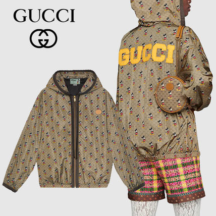 GUCCI 2020 SS Unisex Nylon Street Style Medium Logo Jackets 