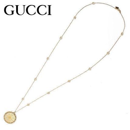 GUCCI Flower 18K Gold NecklacesPendants 