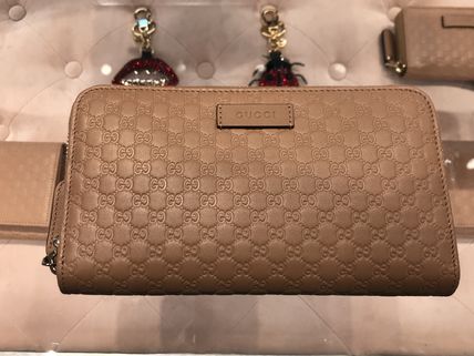 GUCCI 2018 19AW Leather Long Wallet Long Wallets 