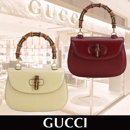 GUCCI 2020 SS Calfskin 2WAY Plain Crossbody Handbags 