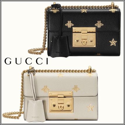 GUCCI Padlock Bee Star Small Shoulder Bag 432182 DJ2LG 1055 432182 DJ2LG 8711 