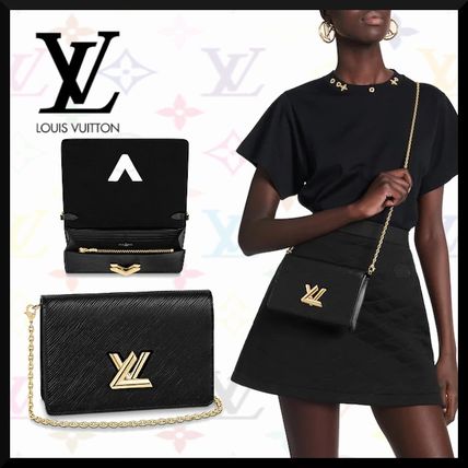 Louis Vuitton TWIST 2020 SS 3WAY Plain Leather Crossbody Logo Shoulder Bags M68750 