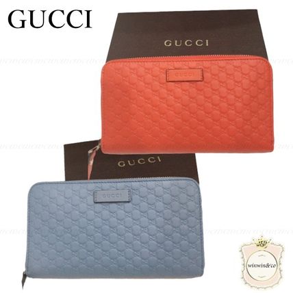 GUCCI Leather Long Wallet Long Wallets 449391BMJ1G5806 