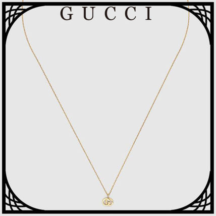 GUCCI 2017 18AW Unisex Blended Fabrics 18K Gold With Jewels