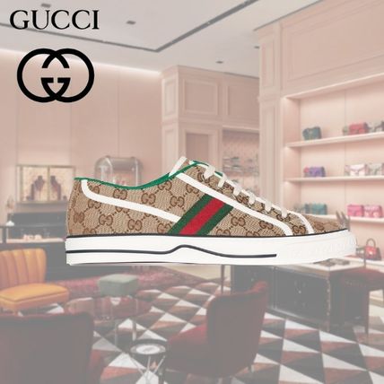 GUCCI 2020 SS WomenS Gg Gucci Tennis 1977 Sneaker 606110 HVK20 9766 
