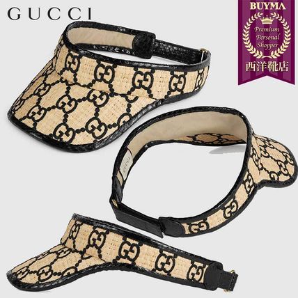 GUCCI 2019 SS Straw Hats 577902 3HH38 9260 