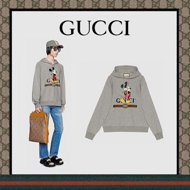GUCCI 2020 Cruise Disney X Gucci Hooded Sweatshirt 604218 