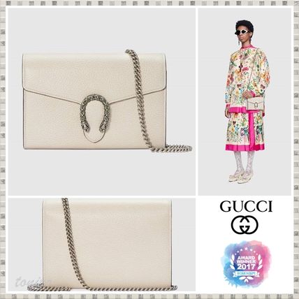 GUCCI Dionysus 2019 SS Dionysus Mini Leather Chain Bag 401231CAOGM9174 