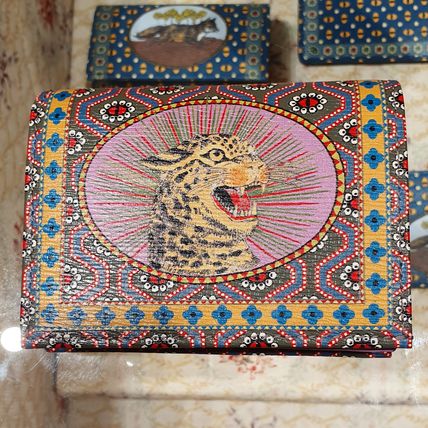 GUCCI Leather Folding Wallet Small Wallet Logo Folding Wallets 