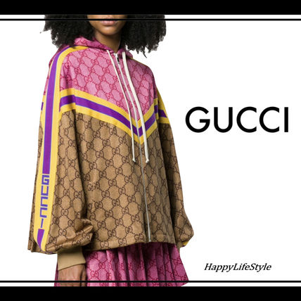 GUCCI Monogram Blended Fabrics Medium Logo Jackets 