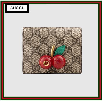 GUCCI GG Supreme Leather Folding Wallet Folding Wallets 476050 K9GXT 8694 