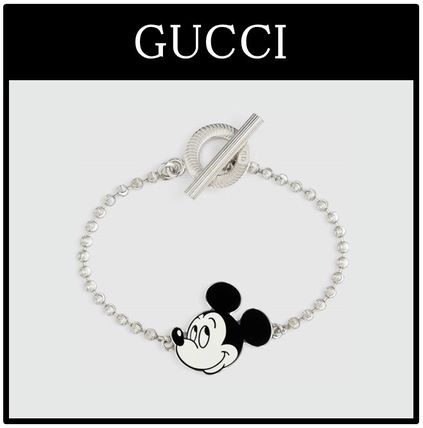 GUCCI 2019 20AW Disney X Gucci Silver Bracelet