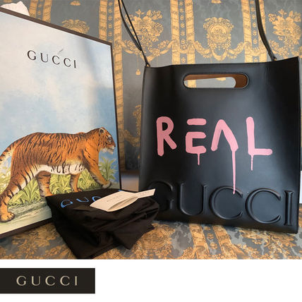GUCCI Gucci Ghost 2017 18AW Totes 414476 CVLPT 8603 