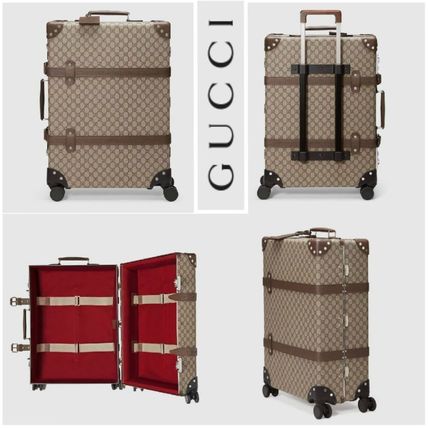 GUCCI GG Supreme 2020 SS Globe Trotter Gg Medium Suitcase