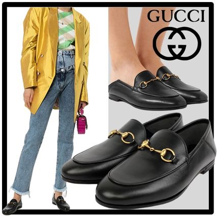 GUCCI Casual Style Street Style LoaferMoccasin Shoes 