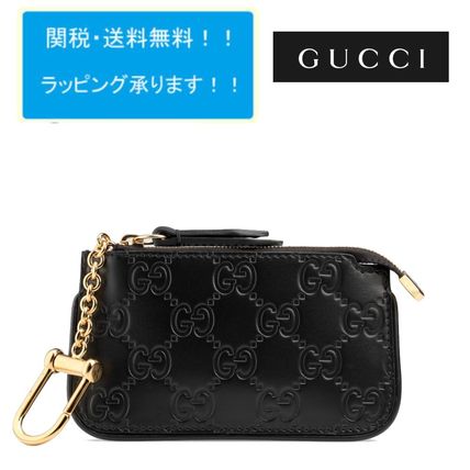 GUCCI Leather French Flap Wallet