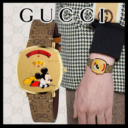 GUCCI GG Supreme 2020 SS Disney X Gucci Grip Watch 35Mm 610019 I86A0 9894 