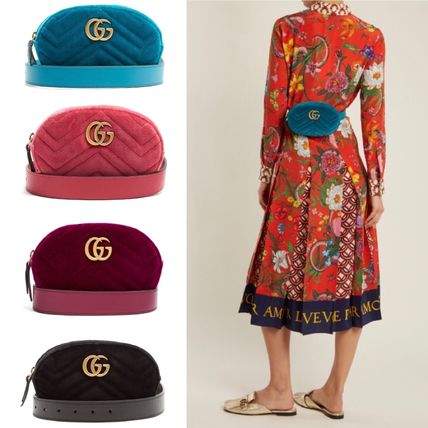 GUCCI GG Marmont 2017 18AW Casual Style Plain Shoulder Bags 