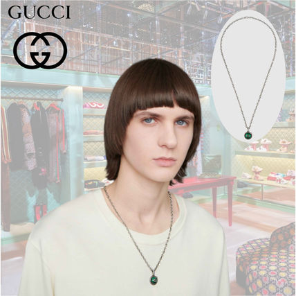 GUCCI 2020 SS Gucci Garden Silver Necklace 577429083494401 