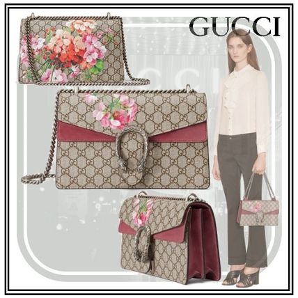 GUCCI Dionysus 2019 20AW Dionysus Small Gg Blooms Shoulder Bag 400249 KU23N 8693 