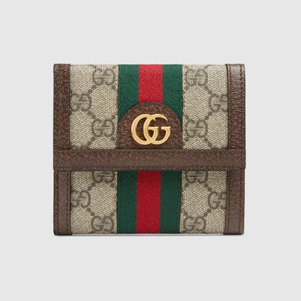 GUCCI Ophidia 2020 SS Ophidia Gg French Flap Wallet