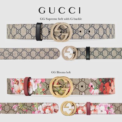 GUCCI GG Supreme 2019 20AW Flower Patterns Monogram Casual Style Unisex Blended Fabrics