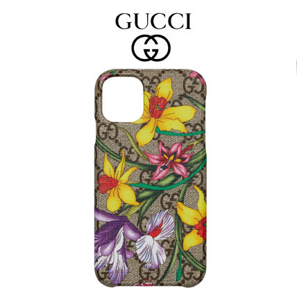GUCCI Leather Logo iPhone 11 Smart Phone Cases 