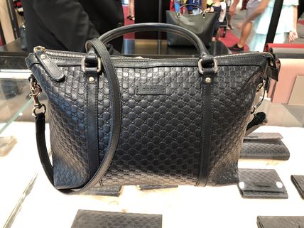 GUCCI Leather Logo Totes 449656BMJ1G 