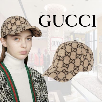GUCCI Gg Wool Baseball Hat 599225 4HI53 9760 