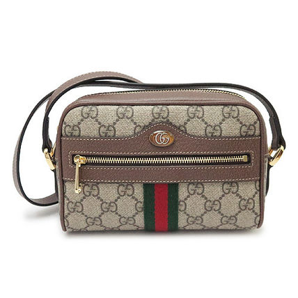 GUCCI Ophidia 2019 20AW Unisex Canvas Elegant Style Crossbody Logo Shoulder Bags 