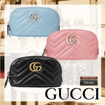 GUCCI 2020 21AW Plain Logo PouchesCosmetic Bags 625544 DTDHT 1000 625544 DTDHP 5815 625544 DTDHP 4928 