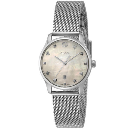 GUCCI Round Quartz Watches Analog Watches GU YA126583 