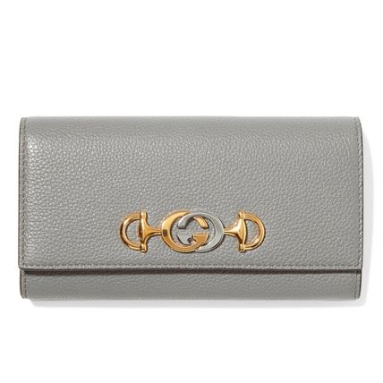 GUCCI Gucci Zumi Grainy Leather Continental Wallet 573612 1B90X 1275 