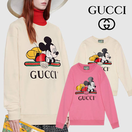 GUCCI 2020 SS Long Sleeves Cotton Long Sleeve T shirt Logo T Shirts 
