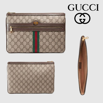 GUCCI GG Supreme 2018 19AW Ophidia Gg Supreme Pouch 517551 96IWS 8745 