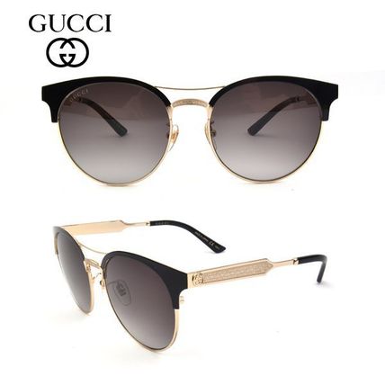 GUCCI 2020 SS Unisex Round Sunglasses 