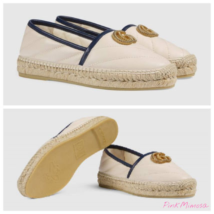 GUCCI 2020 SS WomenS Matelasse Espadrille 634238 BKO60 9087 