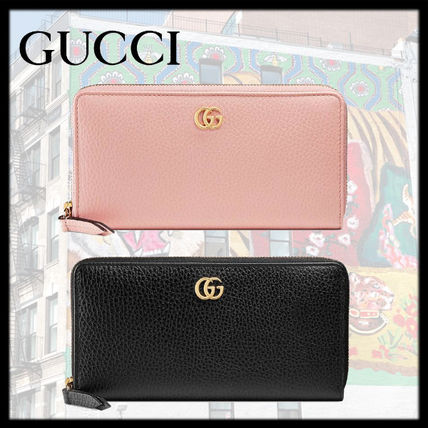 GUCCI 2020 SS Leather Zip Around Wallet 456117 CAO0G 1000 456117 CAO0G 5909 