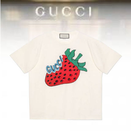GUCCI 2019 SS Crew Neck Cotton Short Sleeves T Shirts 