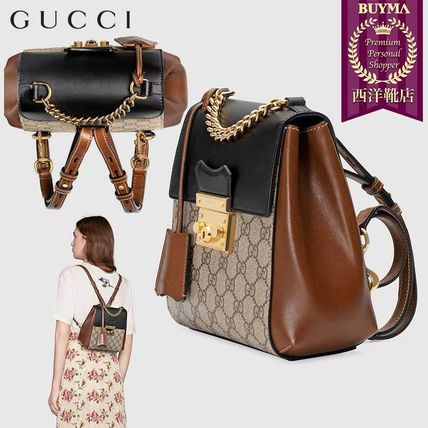 GUCCI GG Supreme 2018 19AW Padlock Small Gg Shoulder Bag 498194 KLQJG 9785 