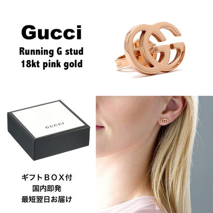 GUCCI Casual Style Unisex Street Style Party Style 18K Gold 