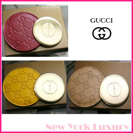 GUCCI Unisex Leather Logo Accessories 263560 