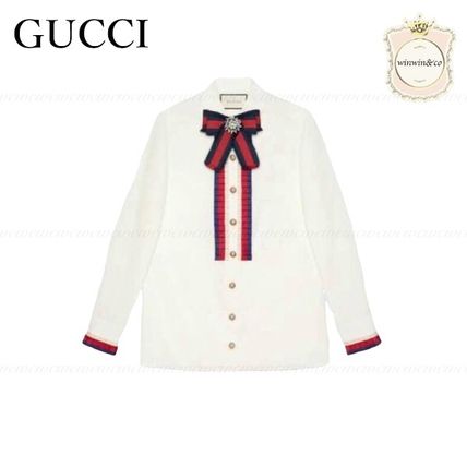 GUCCI Long Sleeves ShirtsBlouses 