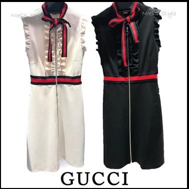 GUCCI Stripes Sleeveless Party Style Dresses 434249X5C779555 