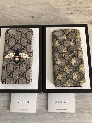 GUCCI Other Animal Patterns iPhone 8 Logo Smart Phone Cases 