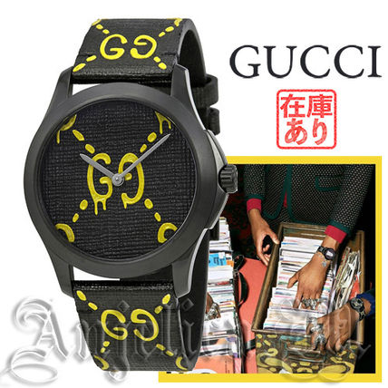 GUCCI Gucci Ghost 2019 20AW Casual Style Unisex Round Quartz Watches Analog Watches YA1264019 